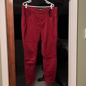 Judy blue skinny fit red jeans